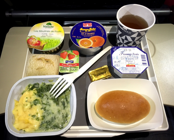 AirFrance breakfast. It tastes not good, but what can we do... AirFrance breakfast. It tastes not good, but what can we do...